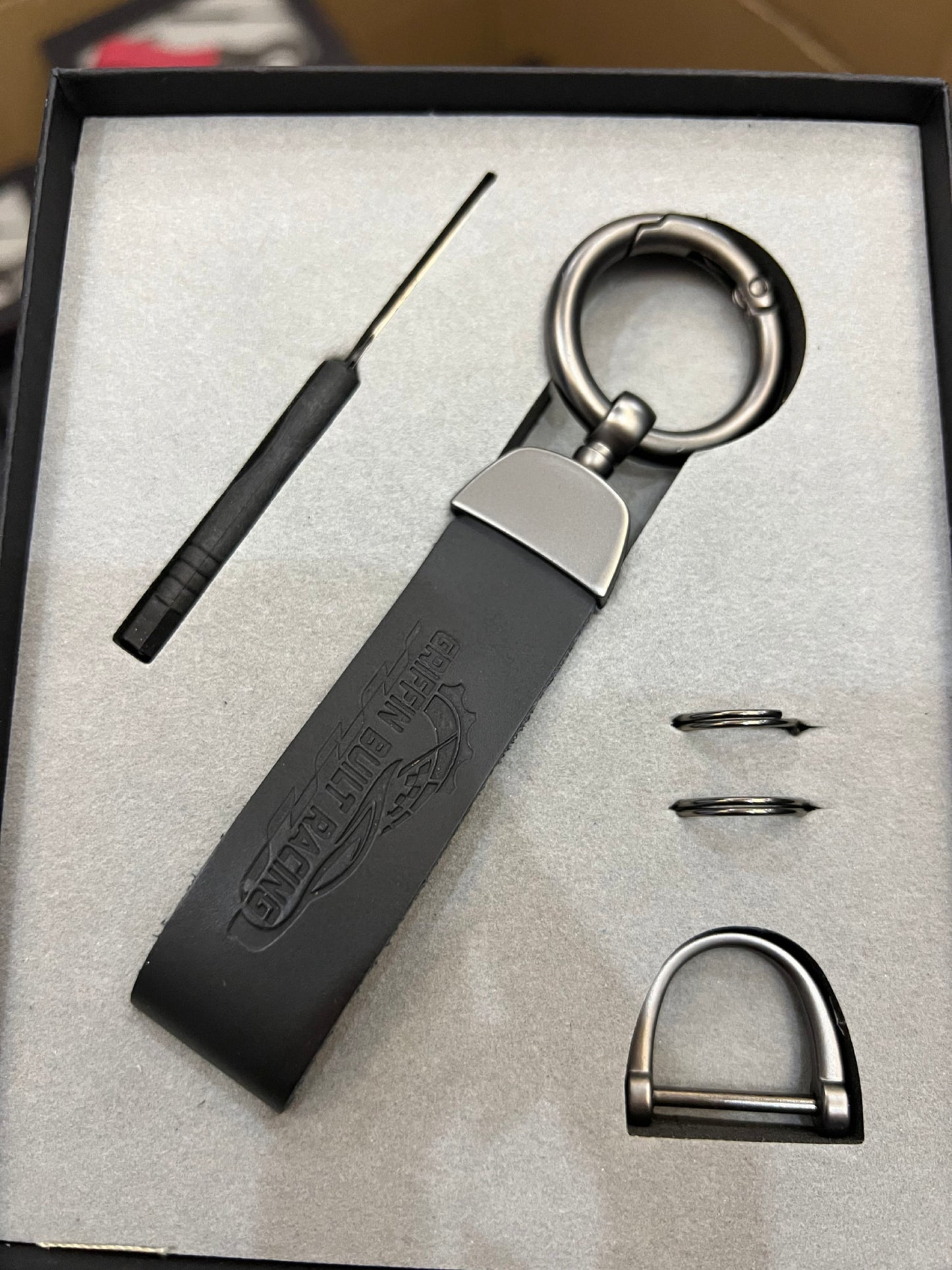 Griffin Built Racing x Griffin Strong Key Chain W (Griffin Built Racing Decal)