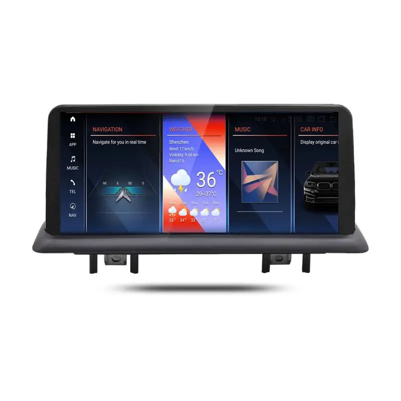 For BMW 1 Series Android 13GPS Navigation With Digital Cluster Instrument Carplay Display