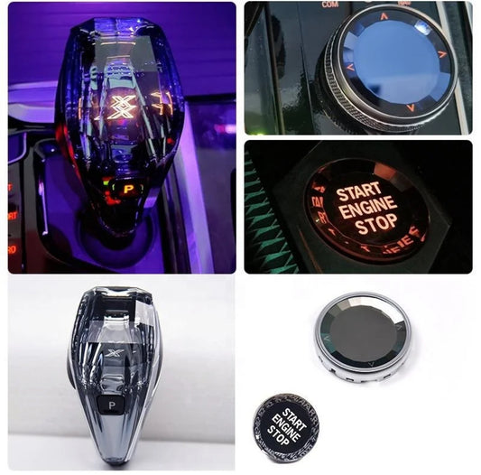 Crystal shift knob